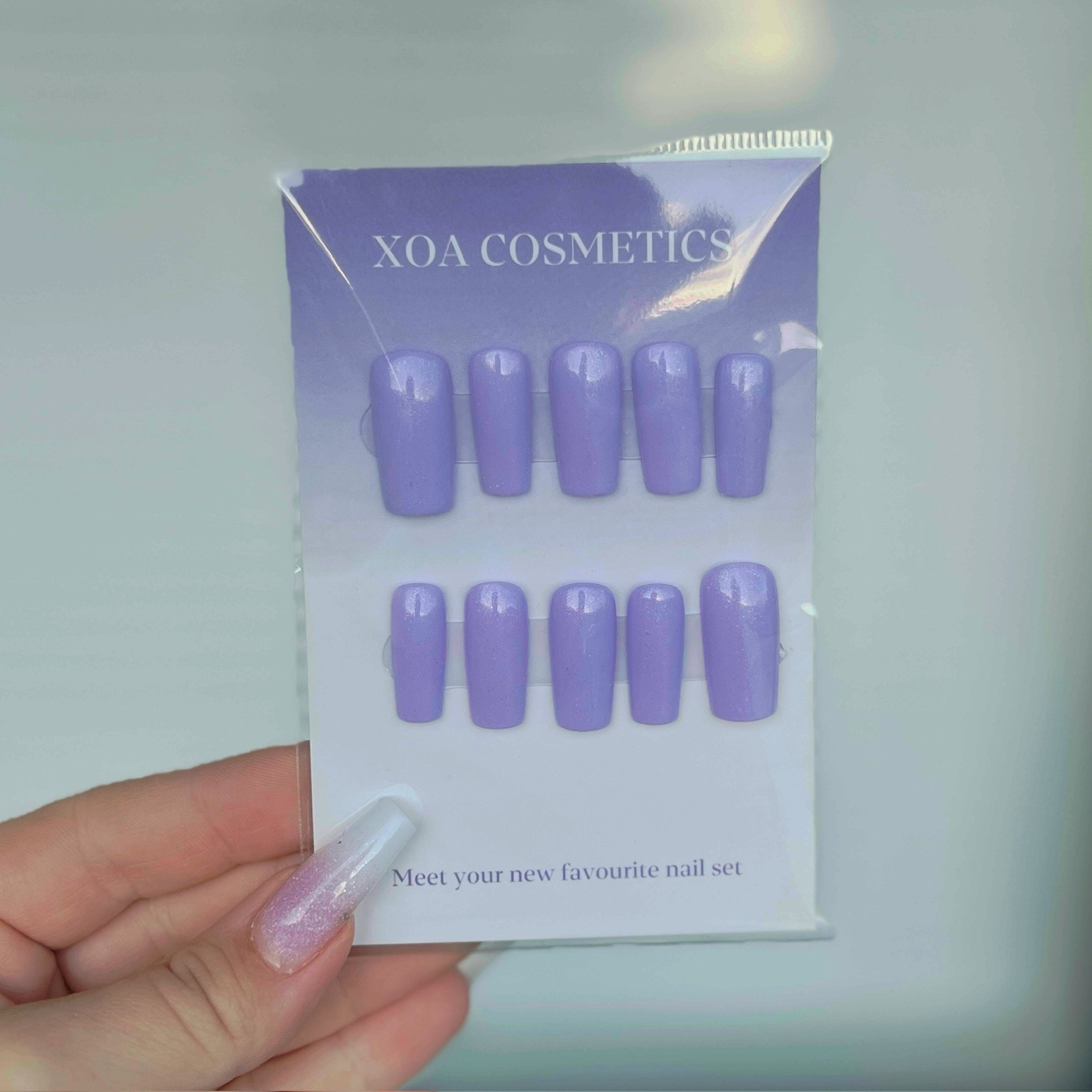 READY MADE Liila glitter kynnet